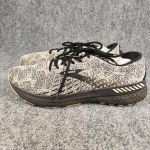 Brooks Adrenaline GTS 21 Shoes Mens Size 12 Beige Black Running Sneakers